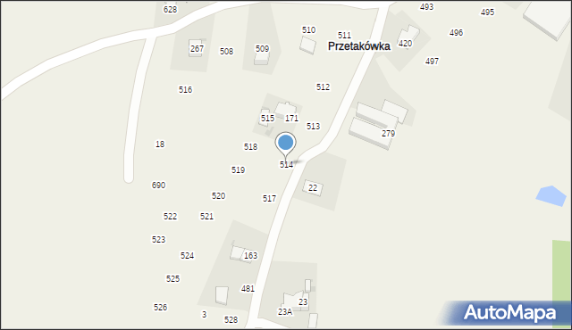 Siercza, Siercza, 514, mapa Siercza