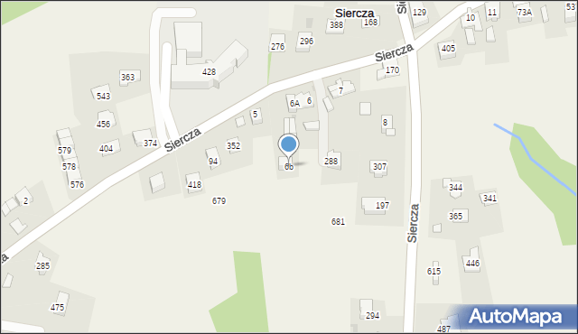 Siercza, Siercza, 6b, mapa Siercza