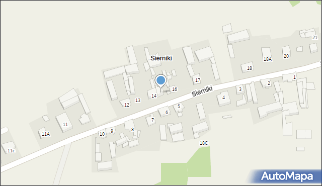 Sierniki, Sierniki, 15, mapa Sierniki