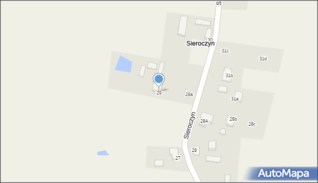 Sieroczyn, Sieroczyn, 29, mapa Sieroczyn