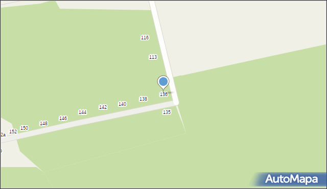 Sierosław, Sierosław, 136, mapa Sierosław