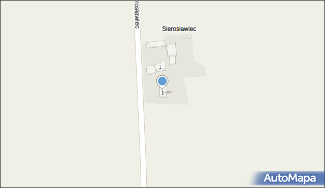 Sierosławiec, Sierosławiec, 2, mapa Sierosławiec