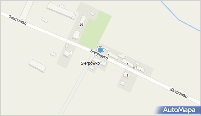 Sierpówko, Sierpówko, 3/2, mapa Sierpówko