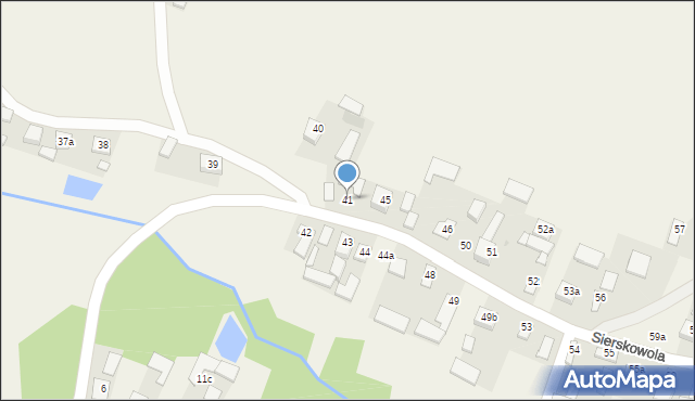Sierskowola, Sierskowola, 41, mapa Sierskowola