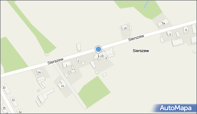 Sierszew, Sierszew, 3, mapa Sierszew