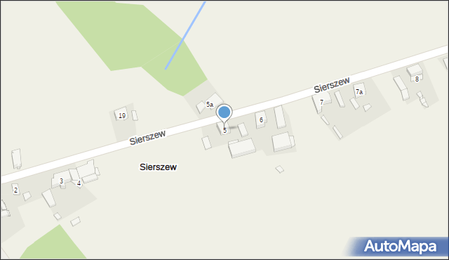 Sierszew, Sierszew, 5, mapa Sierszew