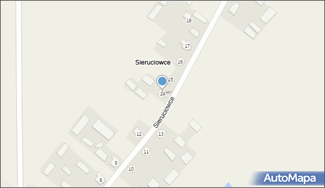 Sieruciowce, Sieruciowce, 14, mapa Sieruciowce