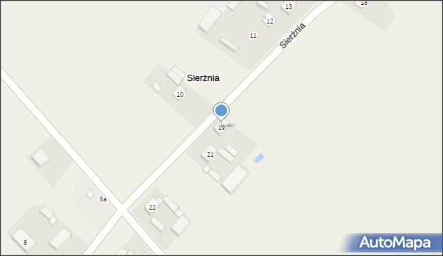 Sierżnia, Sierżnia, 19, mapa Sierżnia