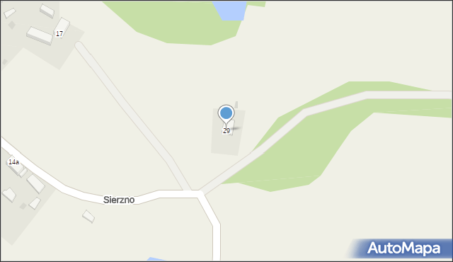 Sierzno, Sierzno, 29, mapa Sierzno