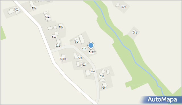 Sietesz, Sietesz, 518, mapa Sietesz