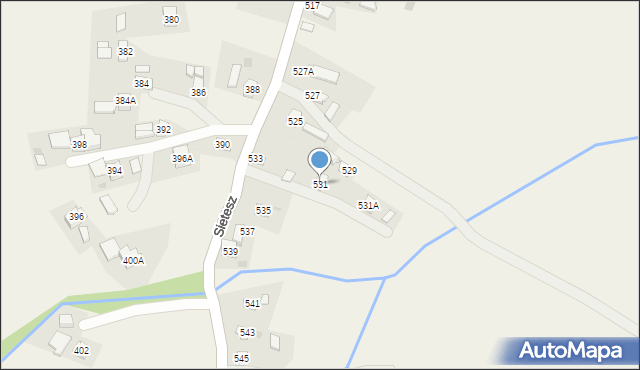 Sietesz, Sietesz, 531, mapa Sietesz