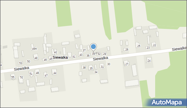 Siewalka, Siewalka, 33, mapa Siewalka