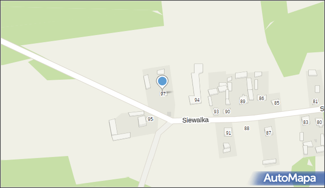 Siewalka, Siewalka, 97, mapa Siewalka