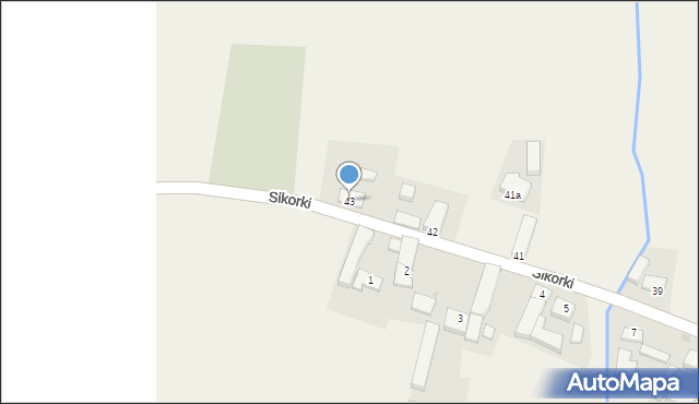 Sikorki, Sikorki, 43, mapa Sikorki