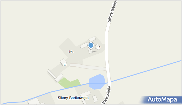 Sikory-Bartkowięta, Sikory-Bartkowięta, 16, mapa Sikory-Bartkowięta