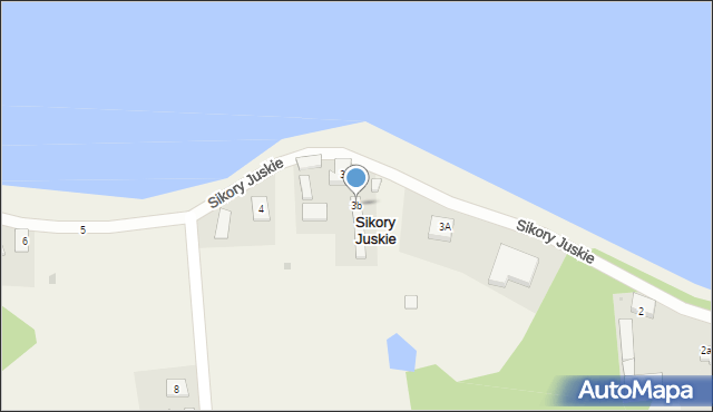 Sikory Juskie, Sikory Juskie, 3b, mapa Sikory Juskie