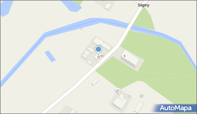 Silginy, Silginy, 12, mapa Silginy