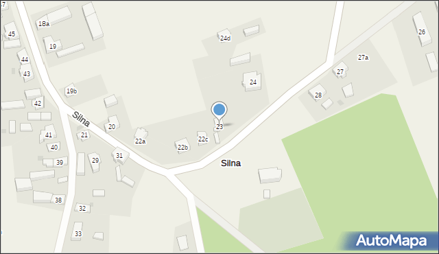 Silna, Silna, 23, mapa Silna