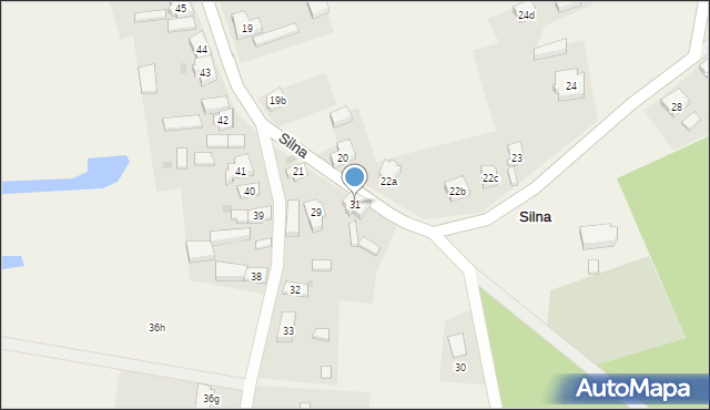 Silna, Silna, 31, mapa Silna