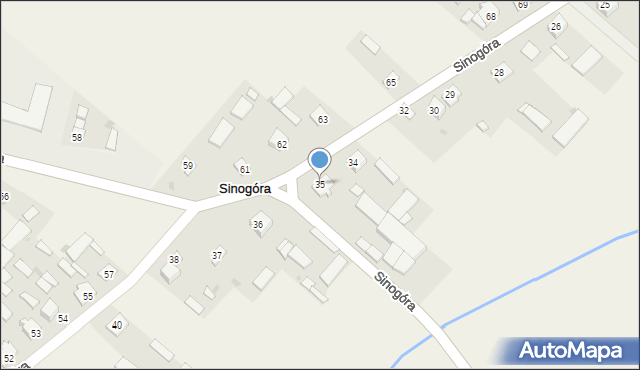 Sinogóra, Sinogóra, 35, mapa Sinogóra