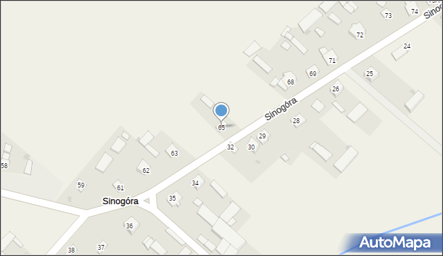 Sinogóra, Sinogóra, 65, mapa Sinogóra