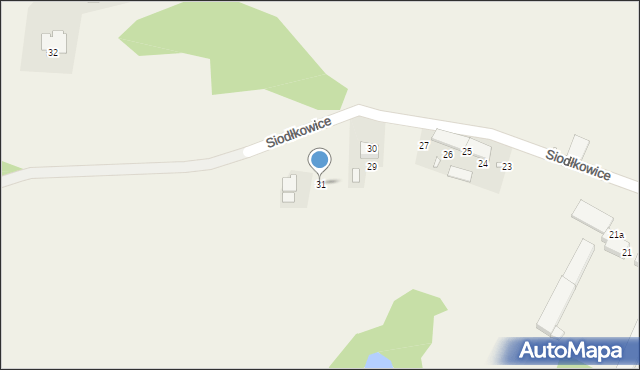 Siodłkowice, Siodłkowice, 31, mapa Siodłkowice