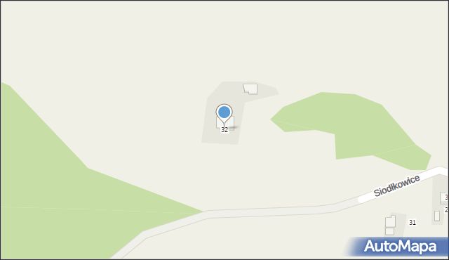 Siodłkowice, Siodłkowice, 32, mapa Siodłkowice