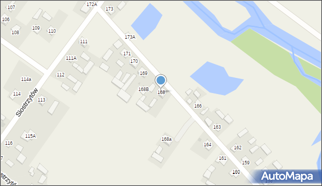 Siostrzytów, Siostrzytów, 168, mapa Siostrzytów