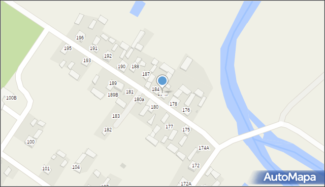 Siostrzytów, Siostrzytów, 184a, mapa Siostrzytów