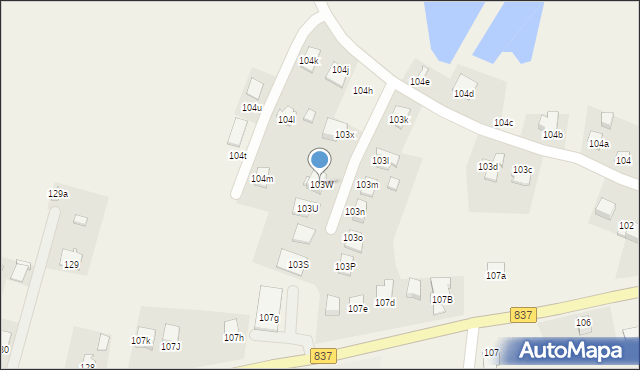 Sitaniec, Sitaniec, 103W, mapa Sitaniec