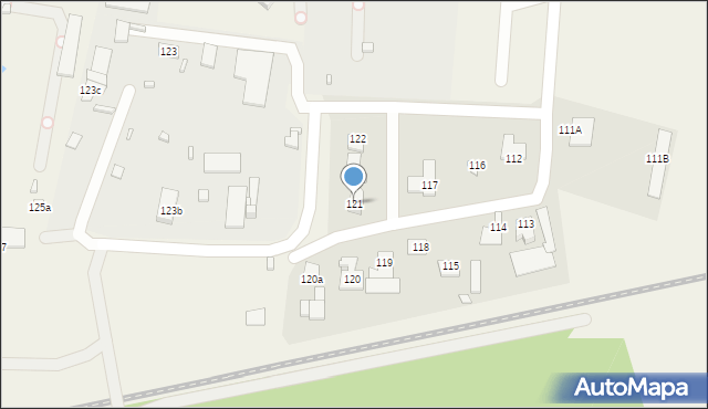 Sitaniec, Sitaniec, 121, mapa Sitaniec