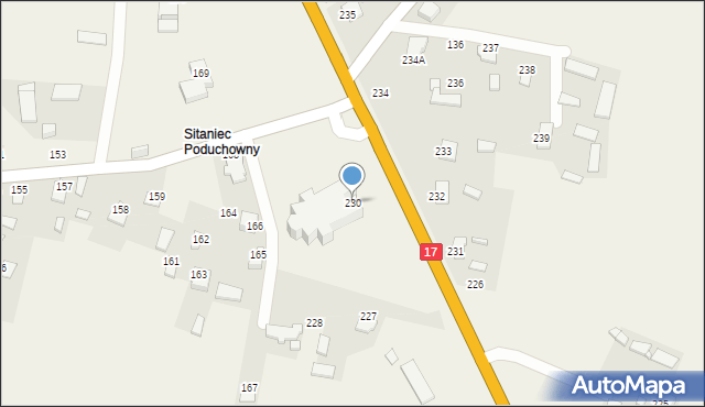Sitaniec, Sitaniec, 230, mapa Sitaniec