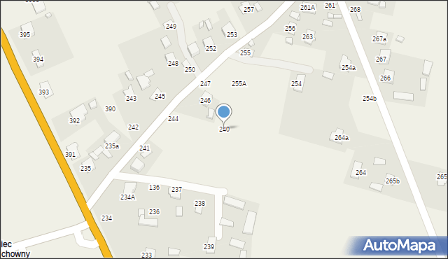 Sitaniec, Sitaniec, 240, mapa Sitaniec