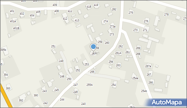 Sitaniec, Sitaniec, 257, mapa Sitaniec