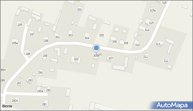 Sitaniec, Sitaniec, 300A, mapa Sitaniec