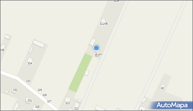 Sitaniec, Sitaniec, 321, mapa Sitaniec