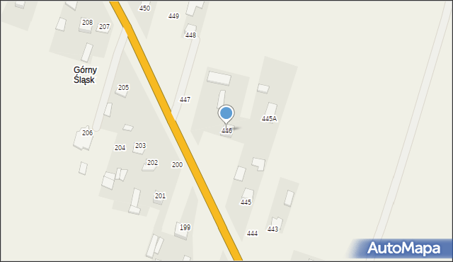 Sitaniec, Sitaniec, 446, mapa Sitaniec