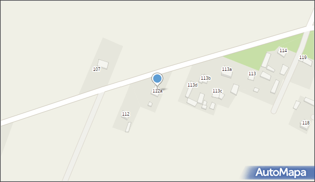 Sitaniec-Kolonia, Sitaniec-Kolonia, 112a, mapa Sitaniec-Kolonia