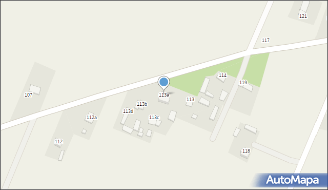 Sitaniec-Kolonia, Sitaniec-Kolonia, 113a, mapa Sitaniec-Kolonia