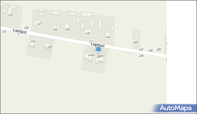 Sitaniec-Kolonia, Sitaniec-Kolonia, 143, mapa Sitaniec-Kolonia