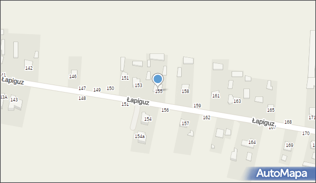 Sitaniec-Kolonia, Sitaniec-Kolonia, 155, mapa Sitaniec-Kolonia