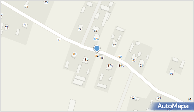 Sitaniec-Kolonia, Sitaniec-Kolonia, 84, mapa Sitaniec-Kolonia