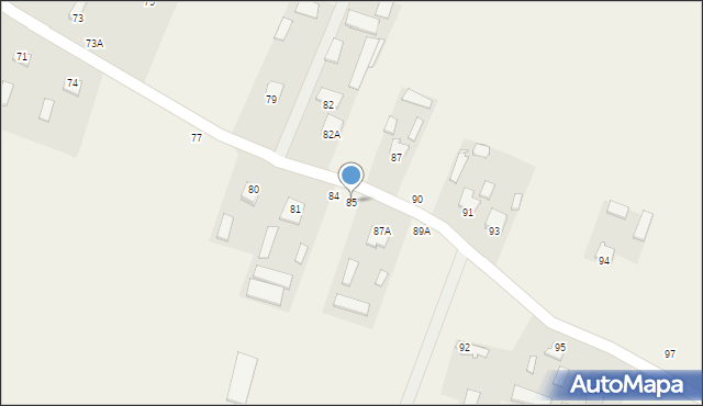 Sitaniec-Kolonia, Sitaniec-Kolonia, 85, mapa Sitaniec-Kolonia