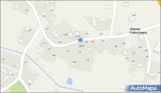 Sitaniec-Wolica, Sitaniec-Wolica, 152A, mapa Sitaniec-Wolica