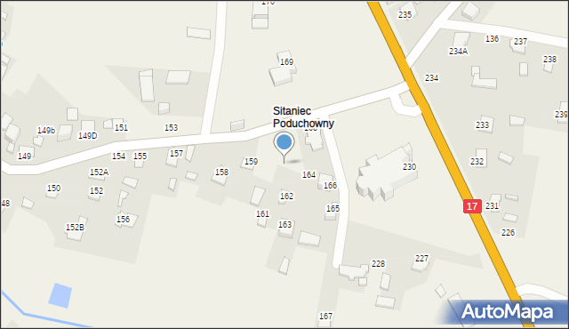 Sitaniec-Wolica, Sitaniec-Wolica, 161, mapa Sitaniec-Wolica