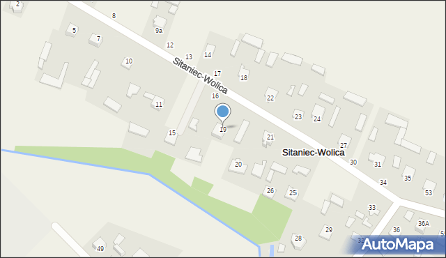 Sitaniec-Wolica, Sitaniec-Wolica, 19, mapa Sitaniec-Wolica