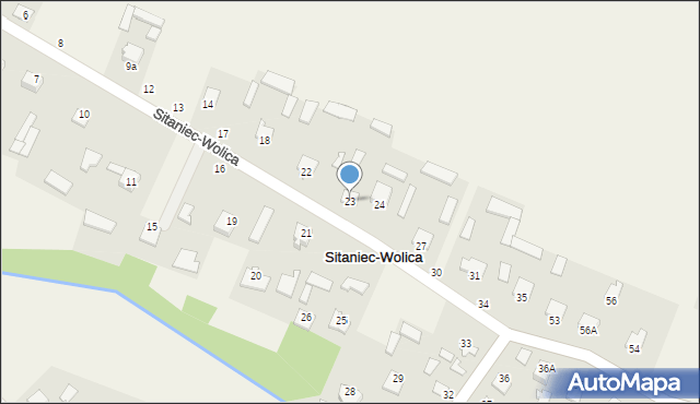 Sitaniec-Wolica, Sitaniec-Wolica, 23, mapa Sitaniec-Wolica