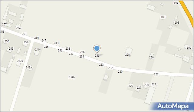 Sitaniec-Wolica, Sitaniec-Wolica, 231, mapa Sitaniec-Wolica