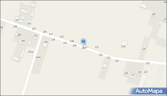 Sitaniec-Wolica, Sitaniec-Wolica, 234, mapa Sitaniec-Wolica