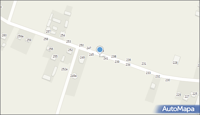 Sitaniec-Wolica, Sitaniec-Wolica, 244, mapa Sitaniec-Wolica